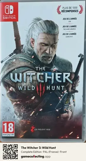 The Witcher 3: Wild Hunt Nintendo Switch, France box front