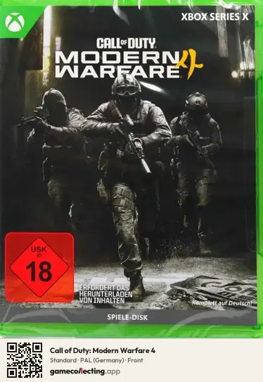 Call of Duty: Modern Warfare 4 Xbox Series X, Germany box front