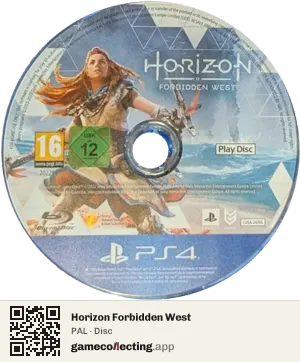 Horizon Forbidden West PlayStation 4, PAL disc