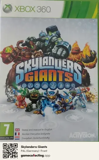 Skylanders: Giants Xbox 360, Germany box front