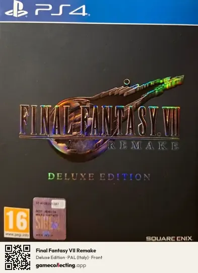 Final Fantasy VII Remake PlayStation 4, Italy box front