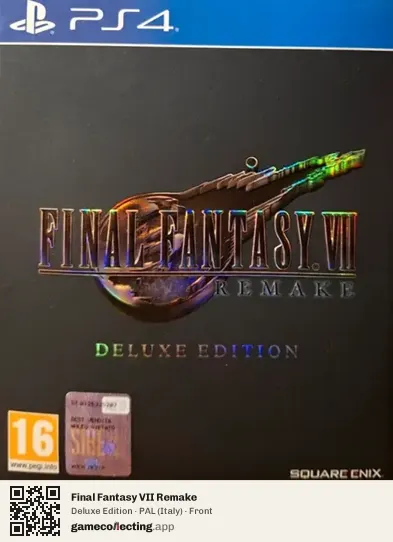 Final Fantasy VII Remake PlayStation 4, Italy box front