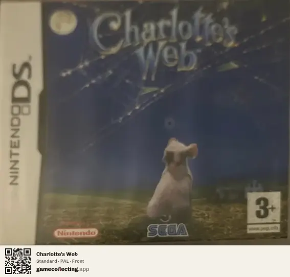 Charlotte's Web Nintendo DS, PAL box front