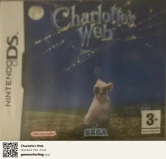Charlotte's Web Nintendo DS, PAL box front