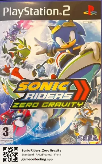 Sonic Riders: Zero Gravity PlayStation 2, France box front