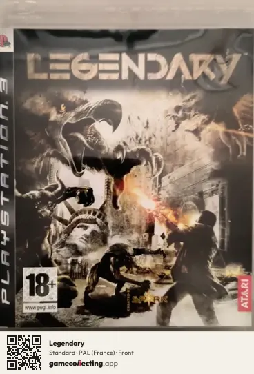 Legendary PlayStation 3, France box front