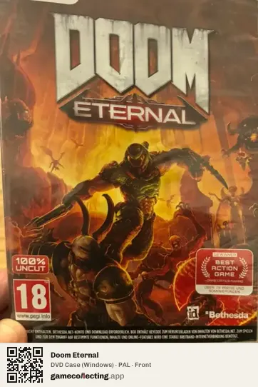 Doom Eternal Computer, PAL box front