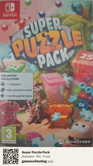 Super Puzzle Pack Nintendo Switch, PAL box front