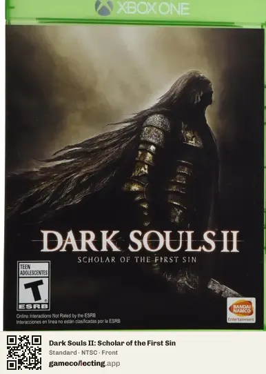 Dark Souls II: Scholar of the First Sin Xbox One, NTSC box front
