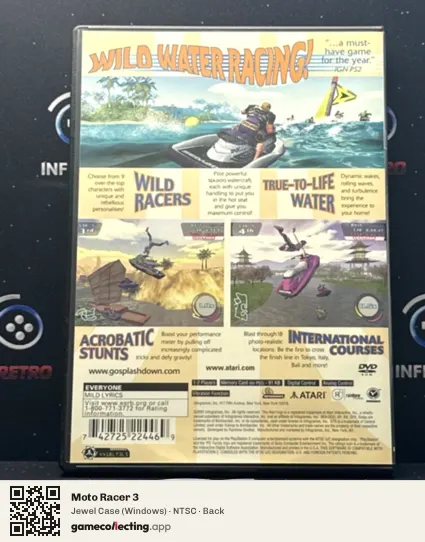 Moto Racer 3 Computer, NTSC box back