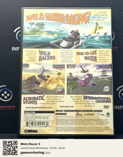 Moto Racer 3 Computer, NTSC box back