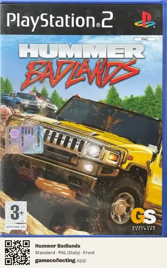 Hummer Badlands PlayStation 2, Italy box front