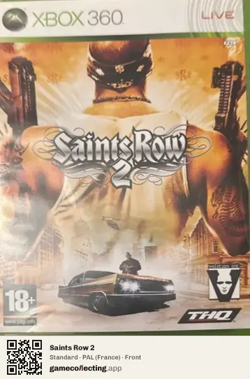 Saints Row 2 Xbox 360, France box front