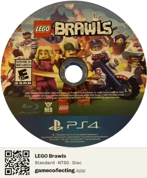 LEGO Brawls PlayStation 4, NTSC disc