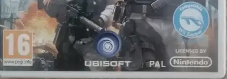 Tom Clancy's Ghost Recon, the PEGI square on its front