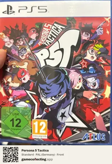 Persona 5 Tactica PlayStation 5, Germany box front