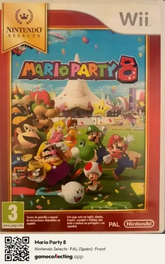 Mario Party 8 Nintendo Wii, Spain box front
