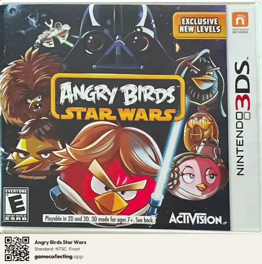 Angry Birds Star Wars Nintendo 3DS, NTSC box front