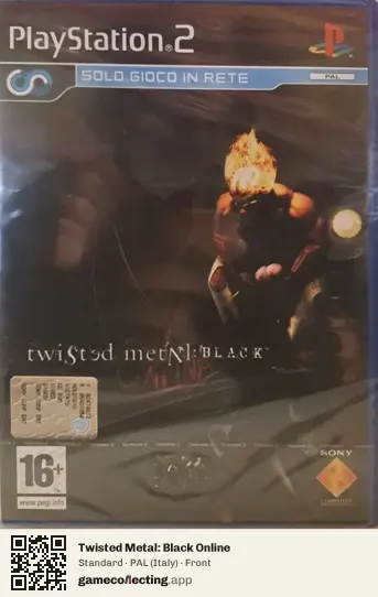 Twisted Metal: Black Online PlayStation 2, Italy box front