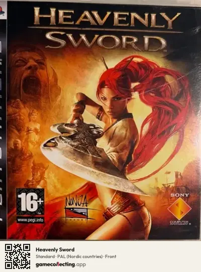 Heavenly Sword PlayStation 3, Nordic countries box front
