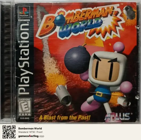 Bomberman World PlayStation, NTSC box front
