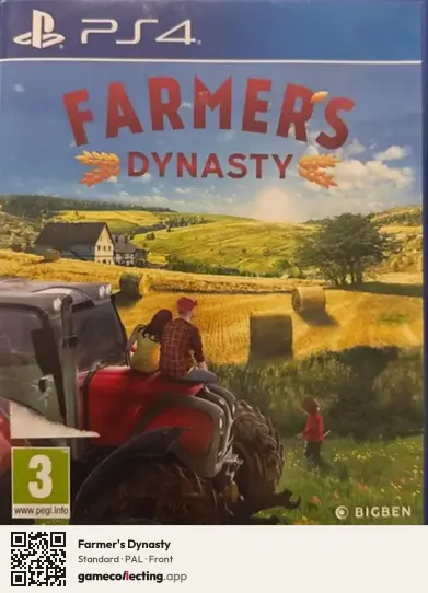 Farmer's Dynasty PlayStation 4, PAL box front