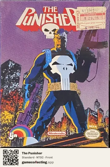 The Punisher Nintendo Entertainment System, NTSC box front