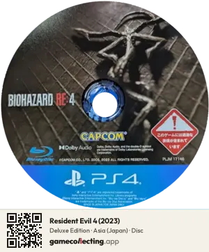 Resident Evil 4 (2023) PlayStation 4, Asia disc