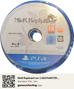 NieR Replicant ver.1.22474487139... PlayStation 4, PAL disc