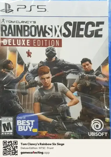 Tom Clancy's Rainbow Six Siege PlayStation 5, NTSC box front