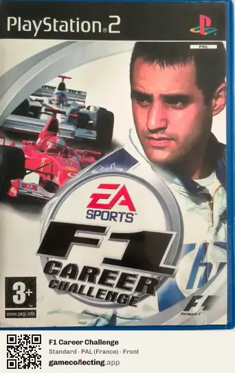 F1 Career Challenge PlayStation 2, France box front