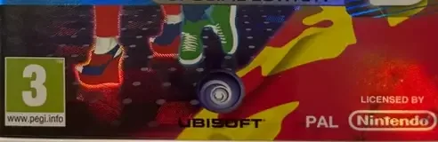 Just Dance 3, the PEGI square on its front