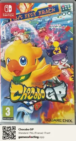 Chocobo GP Nintendo Switch, France box front