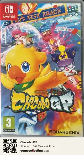 Chocobo GP Nintendo Switch, France box front