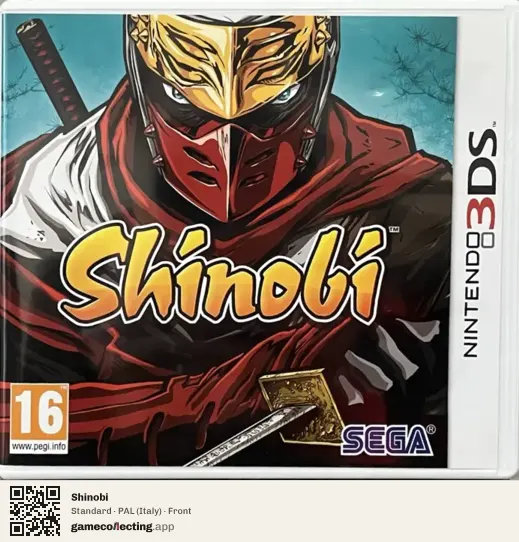 Shinobi Nintendo 3DS, Italy box front