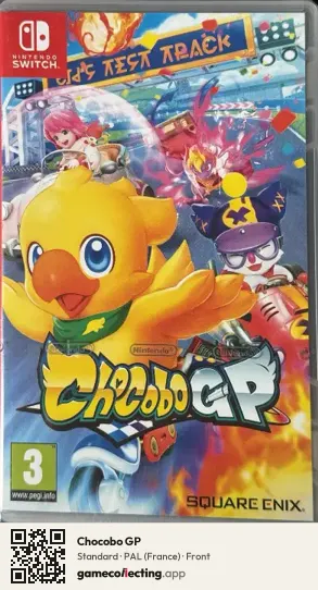 Chocobo GP Nintendo Switch, France box front
