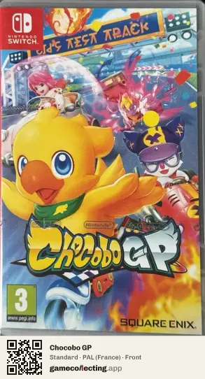 Chocobo GP Nintendo Switch, France box front