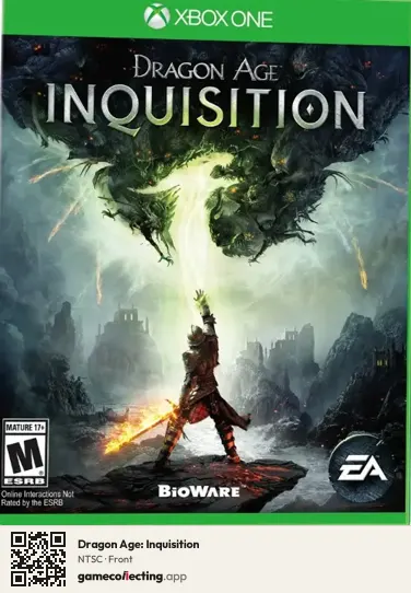 Dragon Age: Inquisition Xbox One, NTSC box front