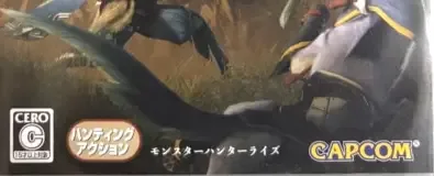 Monster Hunter Rise, the CERO letter on its front