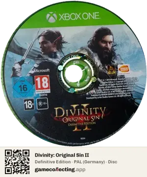 Divinity: Original Sin II Xbox One, PAL disc