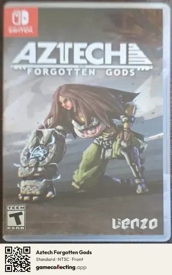 Aztech Forgotten Gods Nintendo Switch, NTSC box front