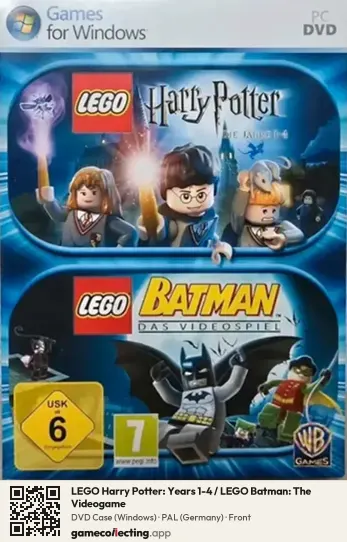 LEGO Harry Potter: Years 1-4 / LEGO Batman: The Videogame Computer, Germany box front