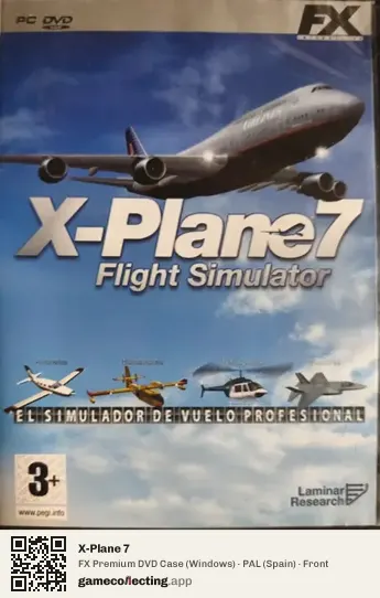 X-Plane 7 Computer, Spain box front