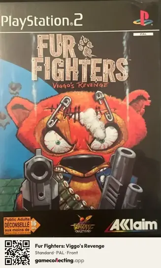 Fur Fighters: Viggo's Revenge PlayStation 2, PAL box front