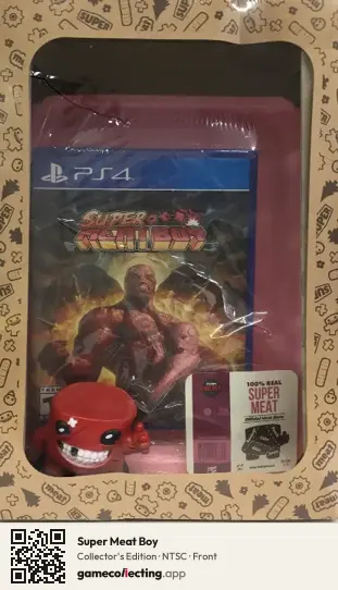 Super Meat Boy PlayStation 4, NTSC box front