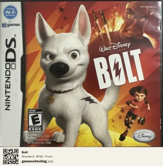 Bolt Nintendo DS, NTSC box front