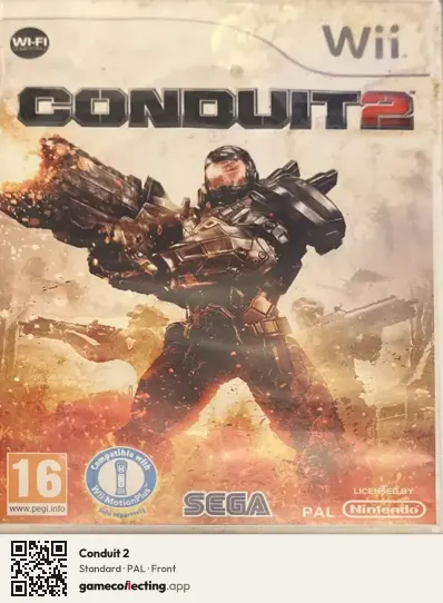 Conduit 2 Nintendo Wii, PAL box front