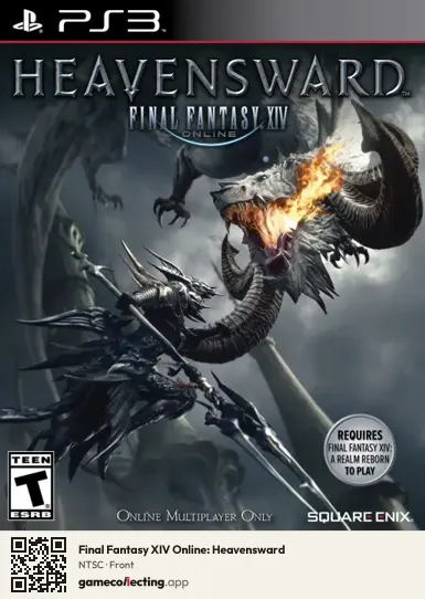 Final Fantasy XIV Online: Heavensward PlayStation 3, NTSC box front