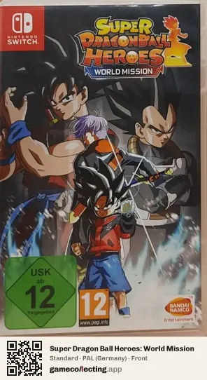Super Dragon Ball Heroes: World Mission Nintendo Switch, Germany box front