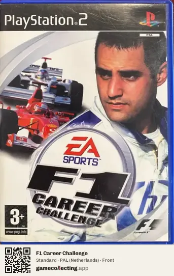 F1 Career Challenge PlayStation 2, Netherlands box front